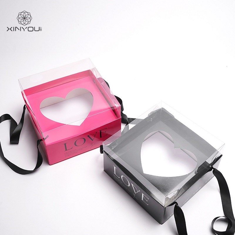 心悠七夕心形折叠pvc手提盒520节日鲜花蛋糕盒玫瑰爱心礼品盒,鲜花速递/花卉仿真/绿植园艺,花艺包装盒,淘宝优惠券,粉丝福利购,淘宝优惠卷