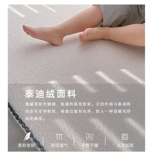 逸品澜香2024新品泰迪绒可拆洗飘窗垫窗台垫定做简约阳台坐垫子