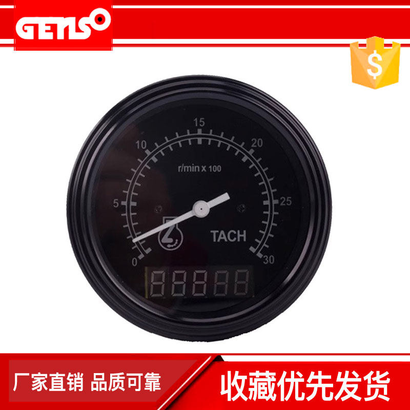 3031734转速表3049555汽车柴油机船用发电机工程车12V 24计时表