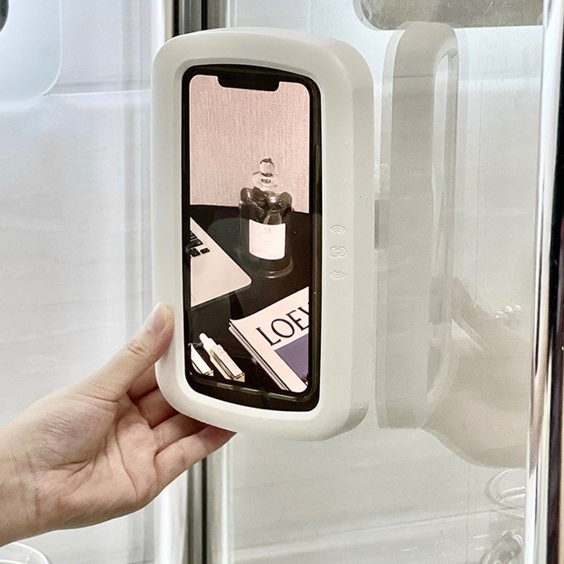 防水手机盒手机支架卫生间浴室厨房懒人免打孔壁挂式手机架置物架,家庭/个人清洁工具,浴室角架/置物架,淘宝优惠券,粉丝福利购,淘宝优惠卷