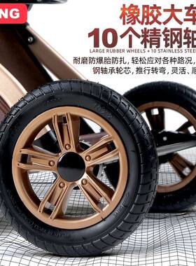 高景观婴儿推车可坐可躺婴儿车轻便折叠四轮避震童车外出手推车