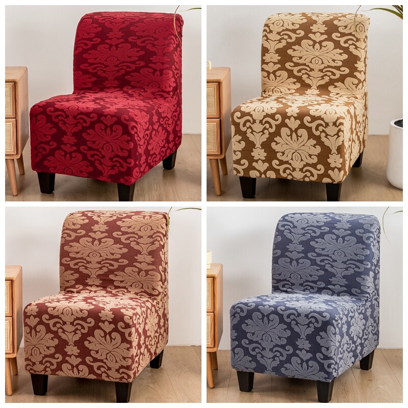 无扶手弹力单人沙发套罩全包万能套盖布欧式座儿童小凳胖椅套