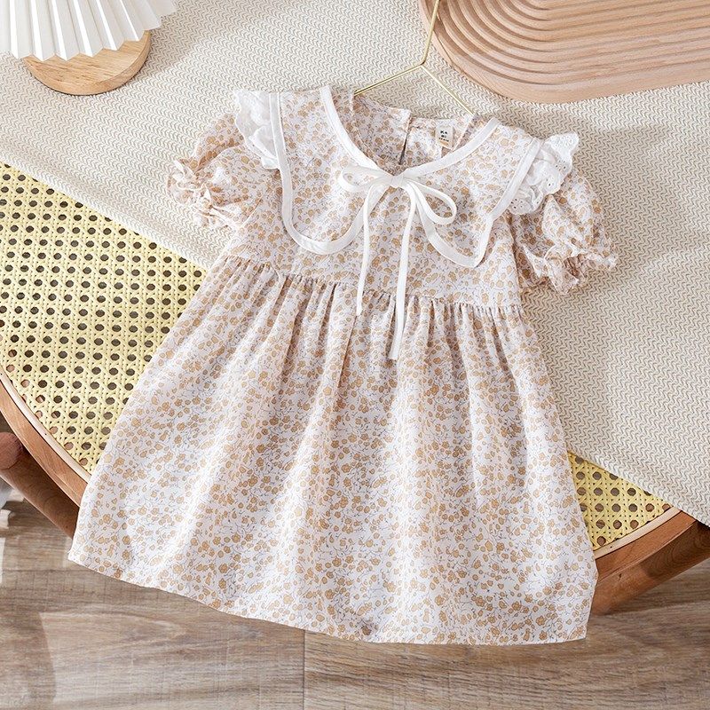 女童碎花连衣裙夏季薄款小女孩裙子中小儿童2023新款小清新公主裙,童装/婴儿装/亲子装,连衣裙,淘宝优惠券,粉丝福利购,淘宝优惠卷