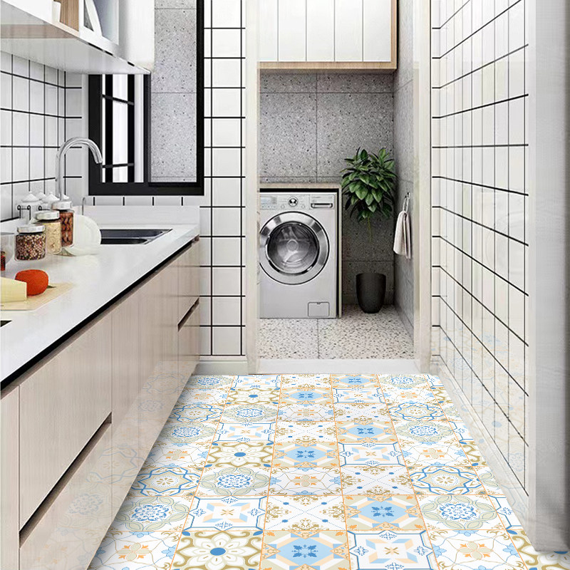 厨房卫生间地板贴防水耐磨地面贴纸厨房加厚防滑地贴PVC墙纸自粘0,家居饰品,软装墙贴,淘宝优惠券,粉丝福利购,淘宝优惠卷