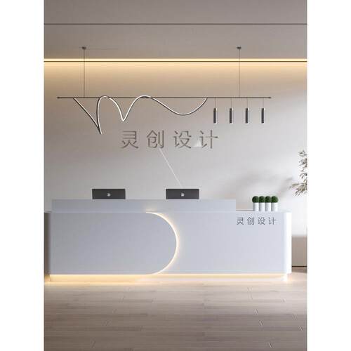 前台接待台收银台服务台护士站台车展台店铺收银台咨询台木质烤漆