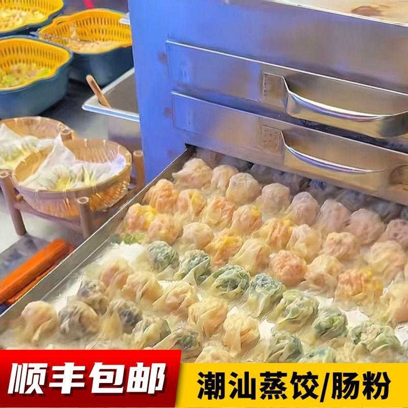 潮汕蒸饺专用 广东肠粉商用蒸箱 粉撑加厚 不锈钢蒸柜新款自动门