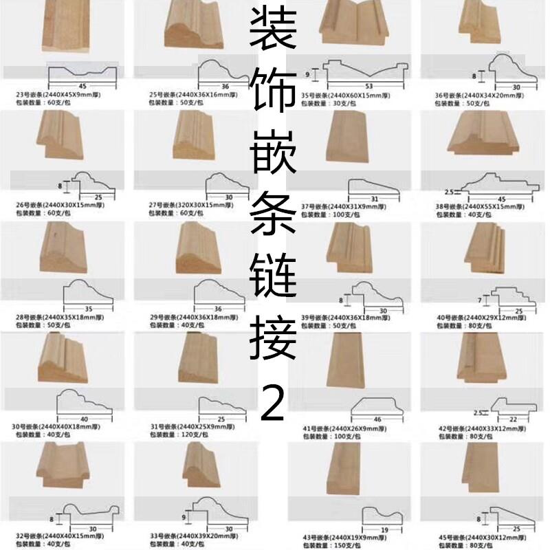 橱衣柜门套小压线内挂嵌条外框装饰扣线高密度板收边免漆吸塑造型