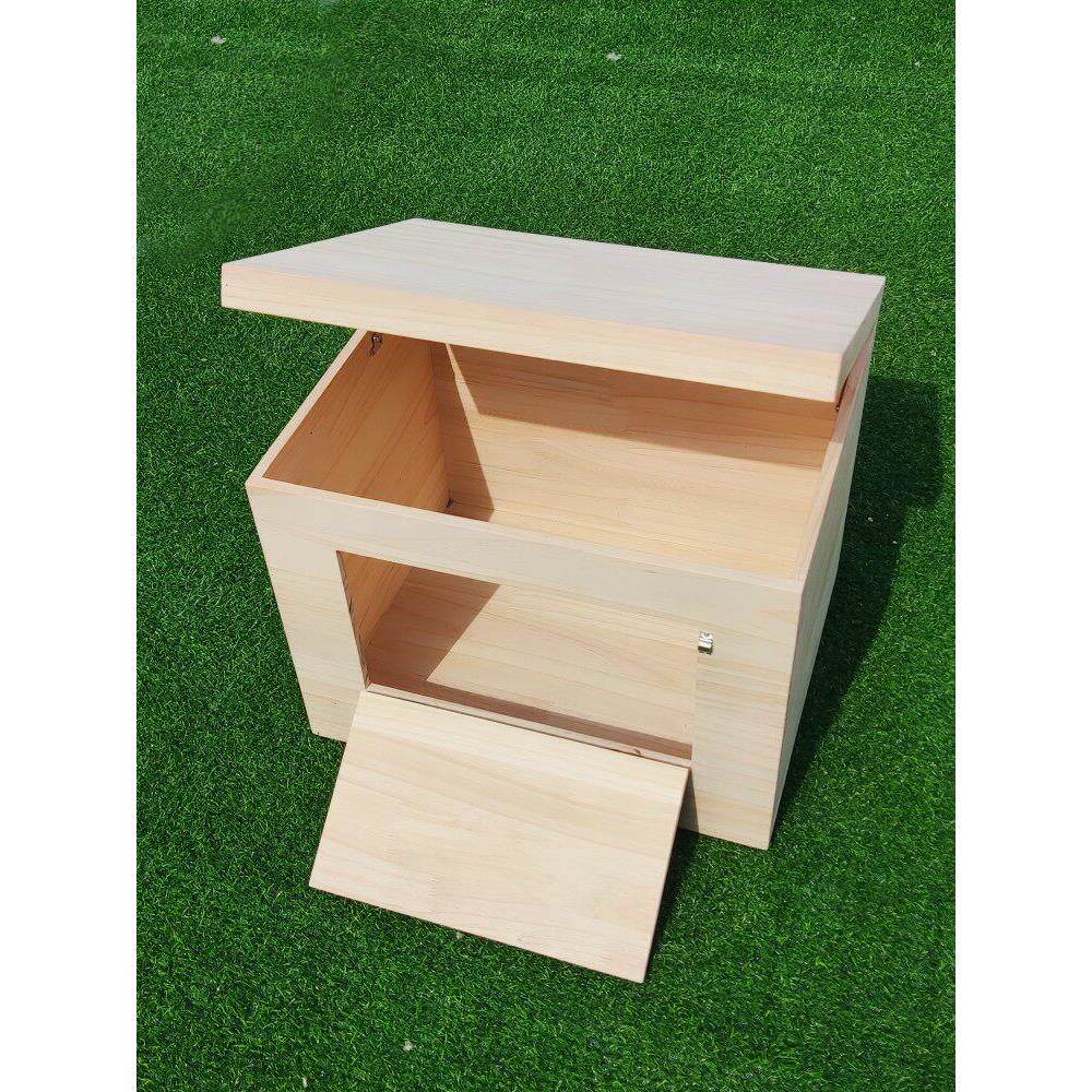 猫窝实木狗屋家用室内用产房宠物小狗小猫木屋简约现代松木猫别墅