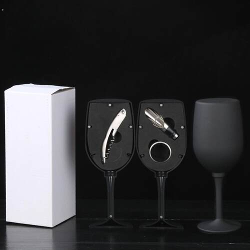 红酒酒具开瓶器套装 葡萄酒开瓶器大酒瓶5件套不锈钢红酒工具盒