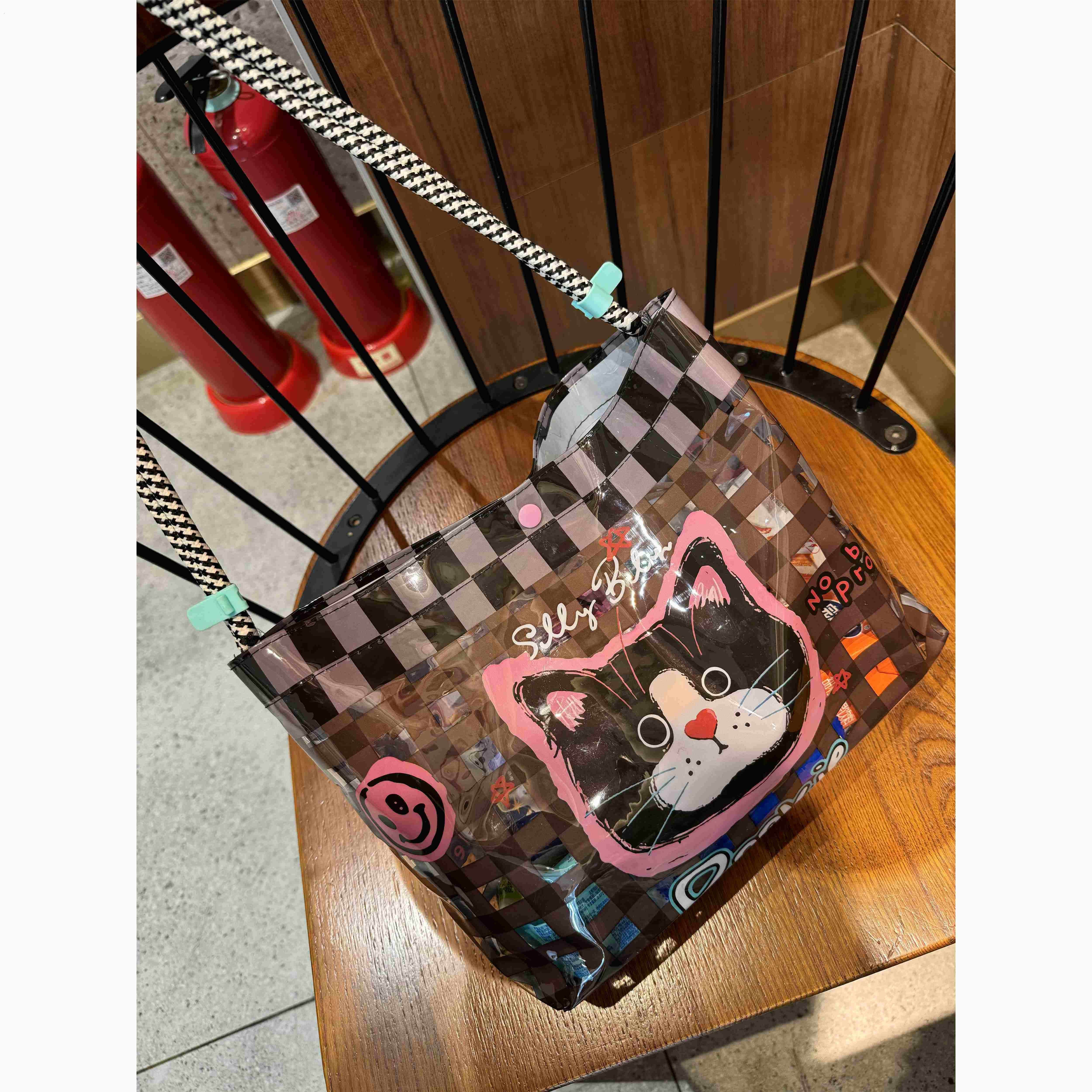可爱的游泳袋储存妇女干湿分离防水夏季游泳专用设备泳装袋海滩潜