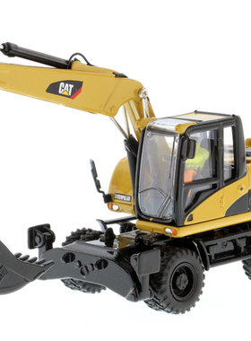 DM 1:50 Cat M316D卡特轮式挖掘机工程车模型合金玩具摆件礼品