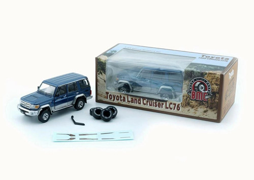 BMC 1/64丰田LC76 陆巡 Land Cruiser酷路泽SUV汽车模型摆件