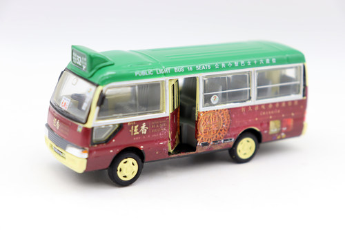 Tiny微影 1/64丰田Coaster考斯特小客车公共巴士恒香 限定特别版
