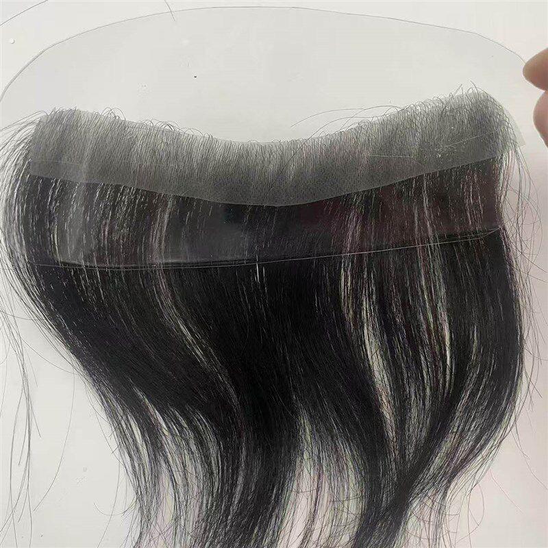 发际线假发贴生物膜彷肤浏海男女生补发片真发无痕超薄隐形浏海贴