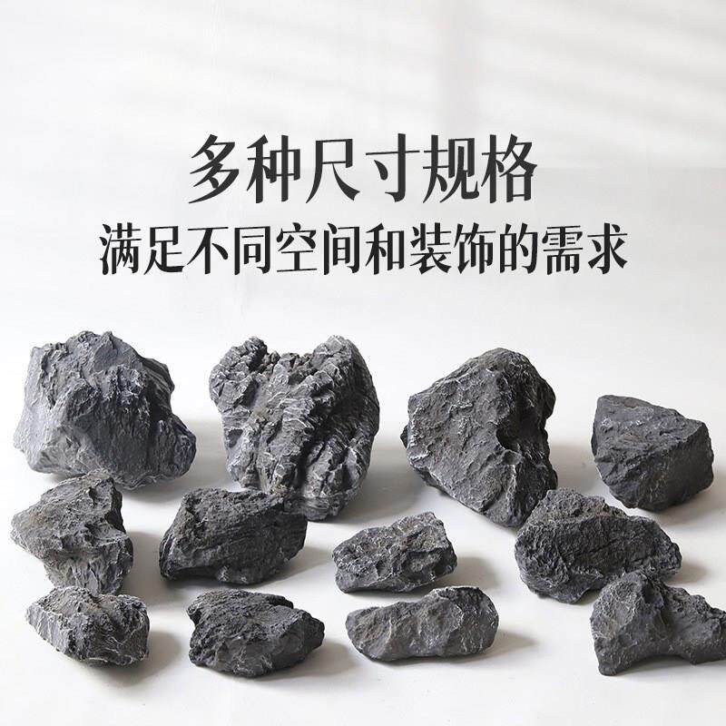 彷真青龙石pu泡沫假石头造景装饰建材室内景观岩石多规格假山石块