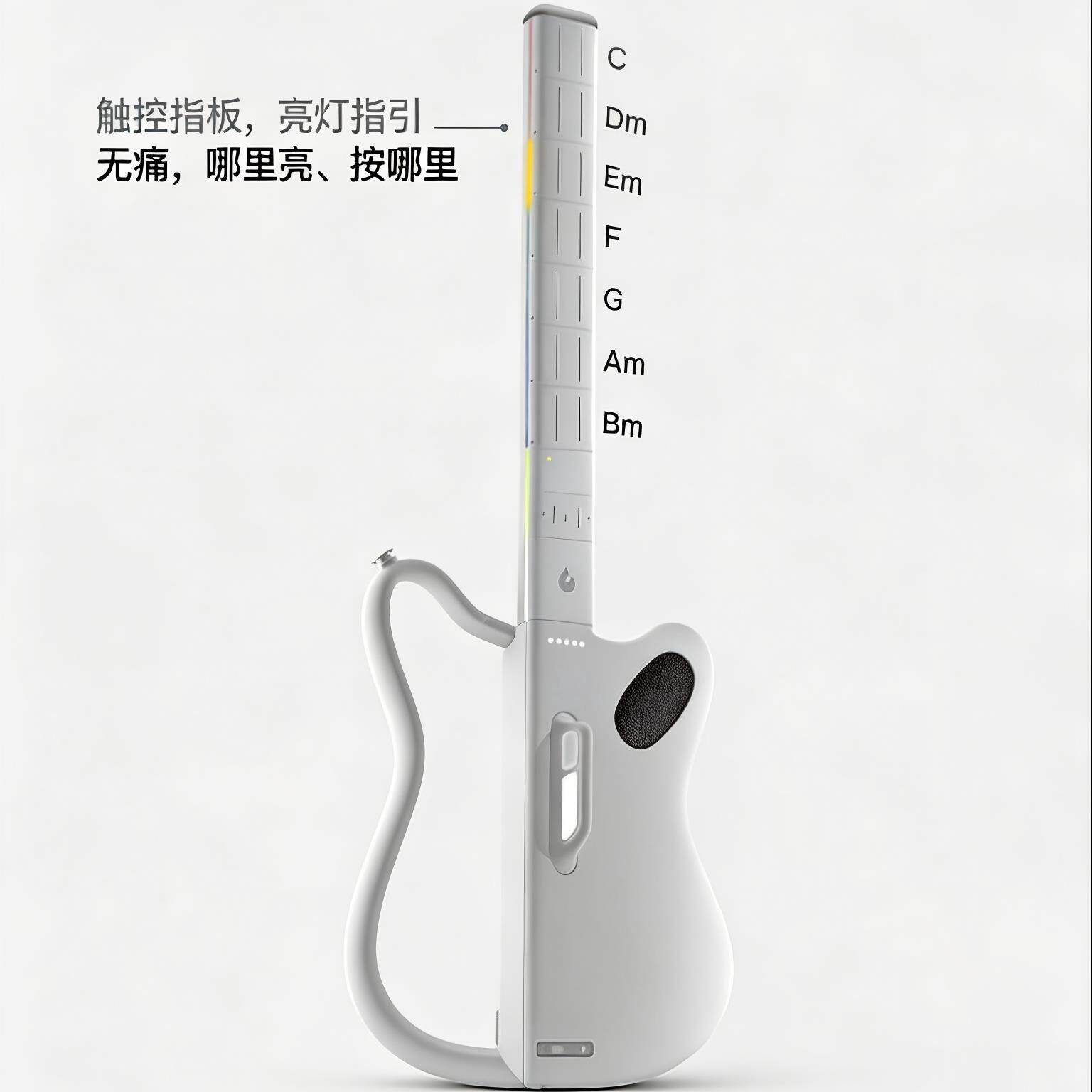 拿火精灵无弦吉他 融合伴奏智能自动挡弹唱 初学者一人乐队电吉他