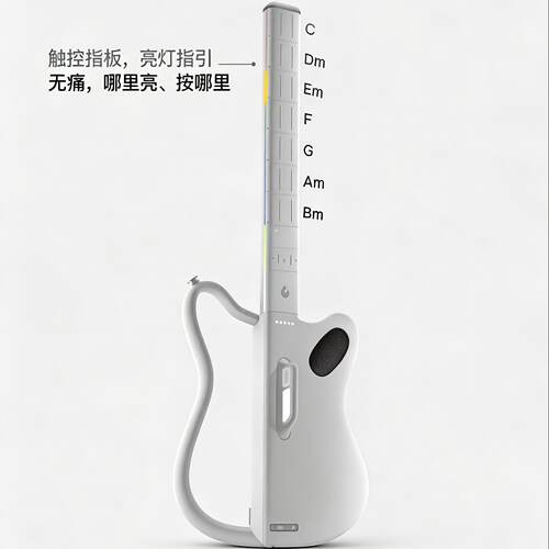 拿火精灵无弦吉他 融合伴奏智能自动挡弹唱 初学者一人乐队电吉他
