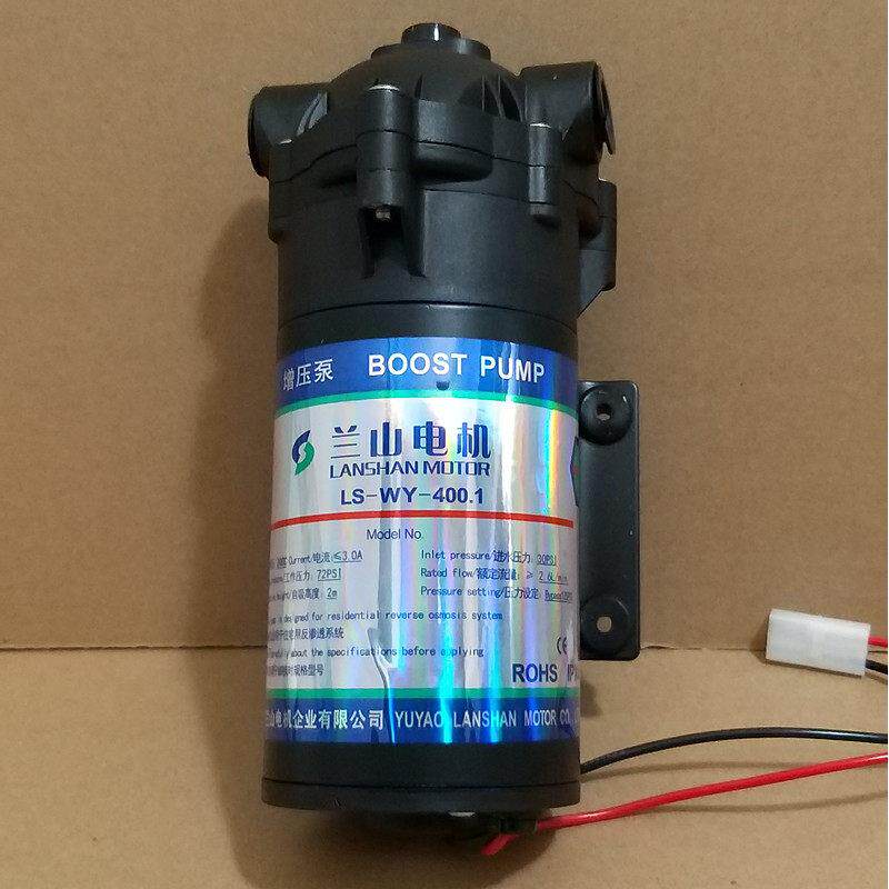 24V400加仑无桶纯水机增压泵400g增压泵隔膜水泵商用机械稳压泵