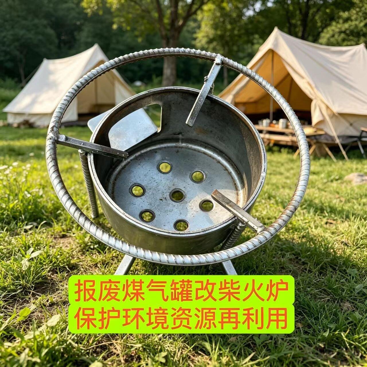 农村小柴火灶迷你柴炉农村小院柴火炉室外大锅灶烧柴炉地锅灶锅灶