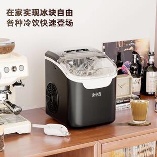 兔小西小型迷你家用全自动制冰机12KG摆摊夜市商用圆冰块机器