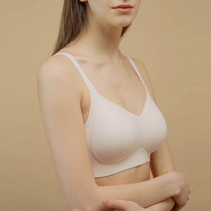 无痕内衣无钢圈聚拢侧收副乳罩女士内衣夏季薄款透气舒适胸罩胸衣