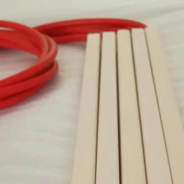 电晕机带导线陶瓷电极尺寸定制耐高温高压高频方圆管冲击机配件