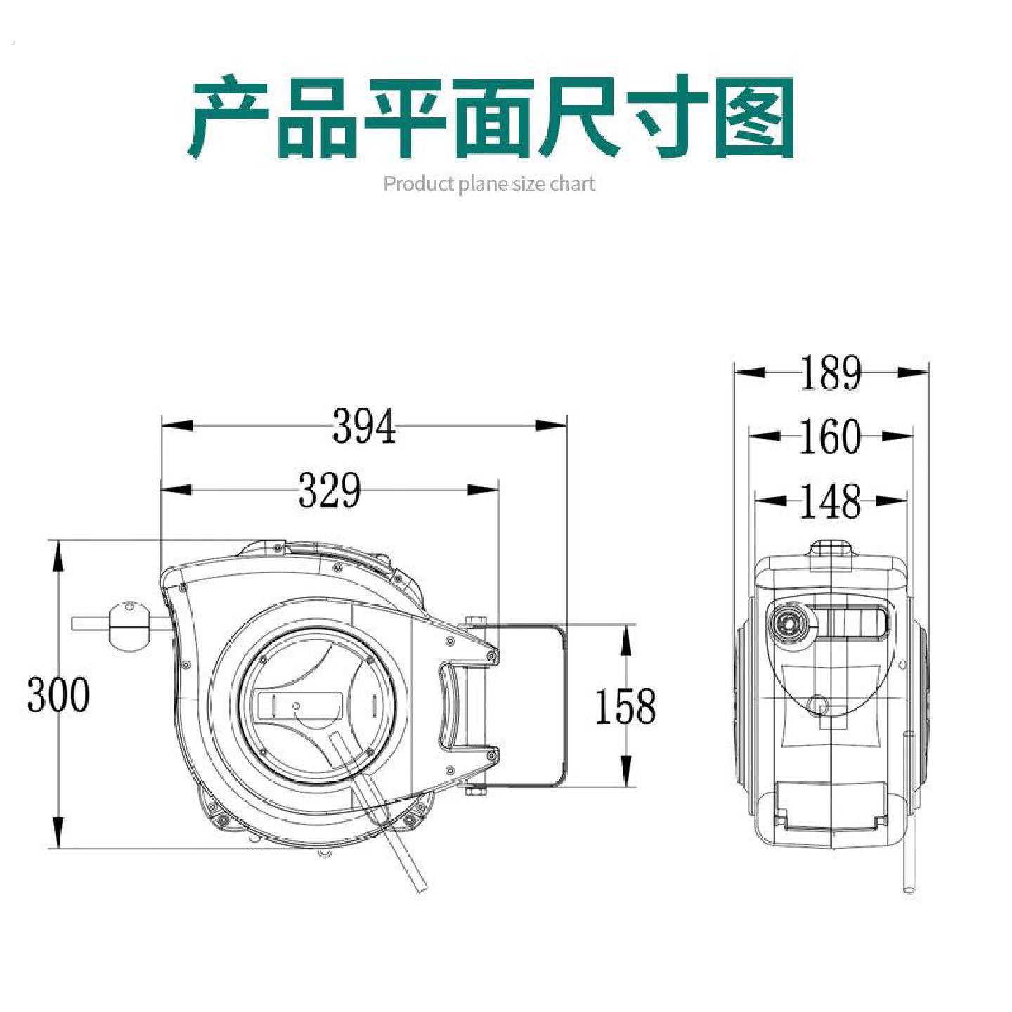 自动伸缩卷管器汽修洗车设备气管收缩气鼓电鼓电线卷线器水管水鼓