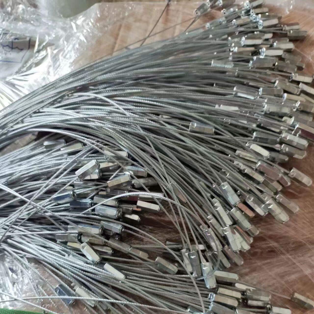 钢丝扎带一拉紧钢丝铅封施封锁捆绑扎带防盗自动扣专用