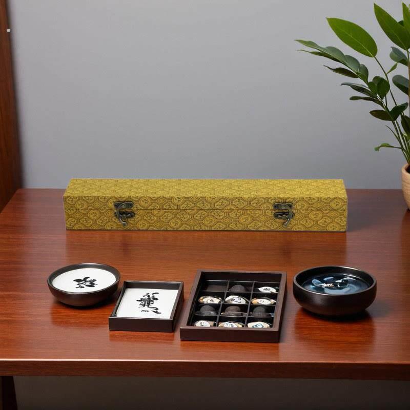 高档扇盒10寸.9寸8寸扇子收纳盒宣纸折扇礼品盒扇子盒实木锦盒