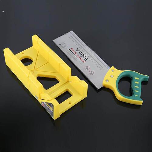 锯子木工家用手锯拼接锯木工锯斜锯柜45度夹背锯锯盒角度锯斜切锯