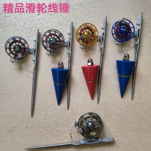 新款滑轮线坠 木工线坠 木工吊锤 吊线神器
