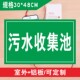 环保标识牌污水收集池标志牌污水雨水废气噪声排放源警示牌危险源