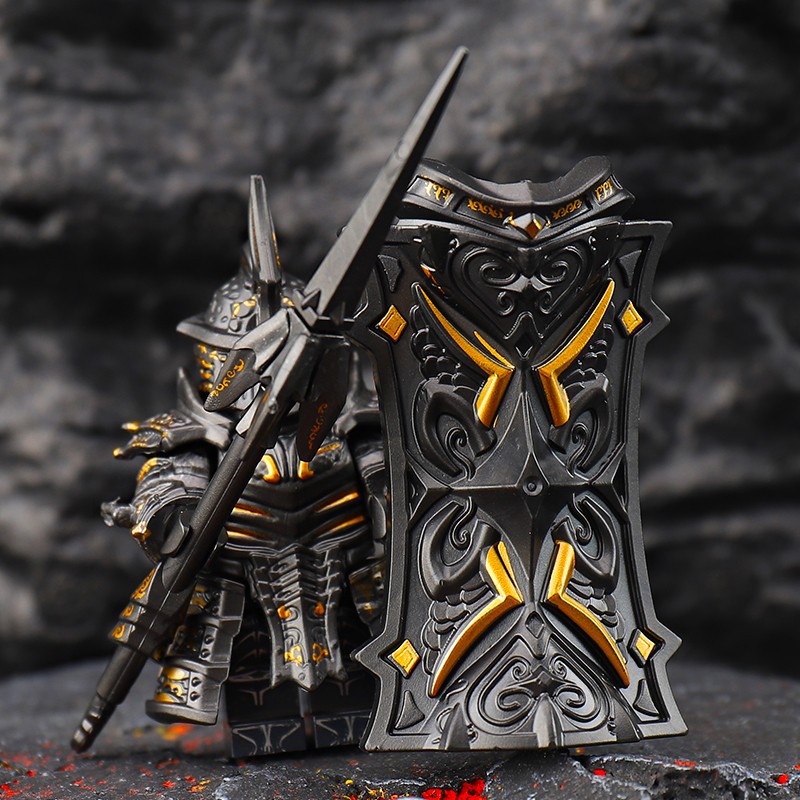 狂战士蝙蝠侠积木人仔第三方剑风传奇拼装玩具模型摆件男孩礼物