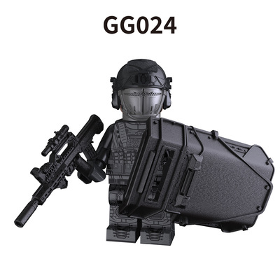 三角洲周边典狱长亲卫3D积木玩具