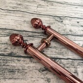 高档玻璃门拉手酒店KTV木门把手钛金玫瑰金 别墅不锈钢大门大拉手