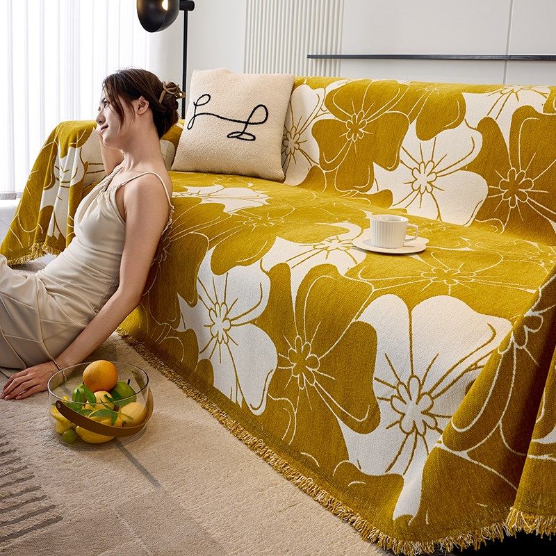 沙发盖布全盖四季通用雪尼尔沙发巾卡通沙发垫防尘沙发套罩沙发毯,居家布艺,沙发套,淘宝优惠券,粉丝福利购,淘宝优惠卷