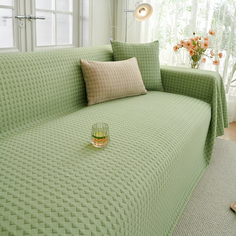 凉感冰丝沙发盖布巾全盖毯沙发套罩夏天款沙发垫子夏季沙发凉垫