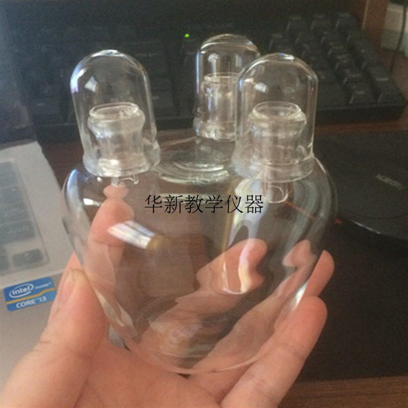 三头酒精灯 玻璃三头酒精灯 加热工具 实验器材250ML