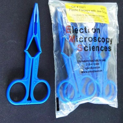 EMS镊子72971 蓝色聚丙烯塑料镊子 实验室冷冻镊子