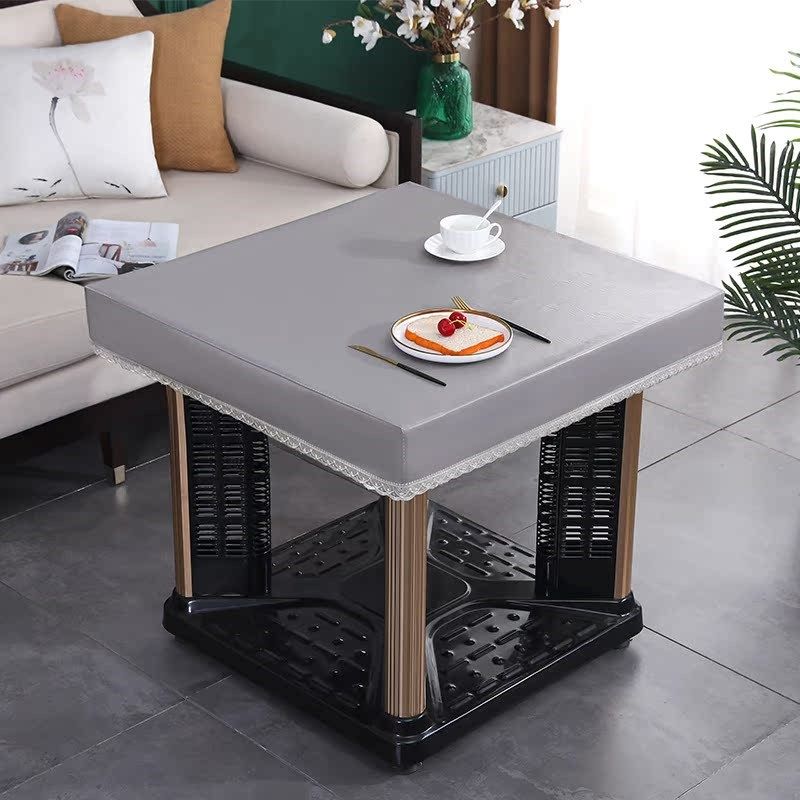 烤火桌防水防油防烫皮罩套长方形茶几麻将机取暖桌正方形电炉皮罩,居家布艺,烤火罩,淘宝优惠券,粉丝福利购,淘宝优惠卷