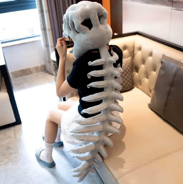 儿童恐龙骨架骷髅头套帽子玩具
