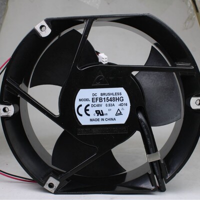 EFB1548HG DC48V 0.53A 台达DELTA 172*150*51 铝框散热风扇