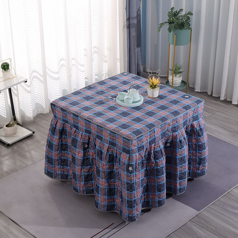 加厚烤火罩家用电炉取暖套罩夹棉烤火被子烤火桌罩套家用80正方形,居家布艺,微波炉罩,淘宝优惠券,粉丝福利购,淘宝优惠卷