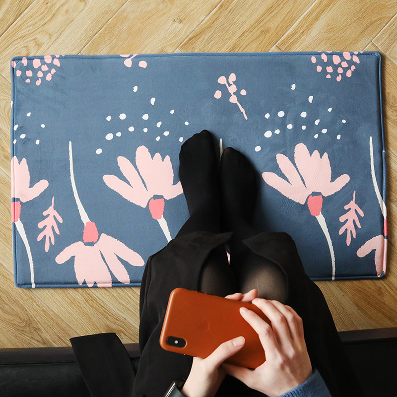 蓝莲花家居除尘玄关入户门垫防滑地垫蹭脚垫家用客厅卧室地毯垫子,居家布艺,家用脚垫,淘宝优惠券,粉丝福利购,淘宝优惠卷