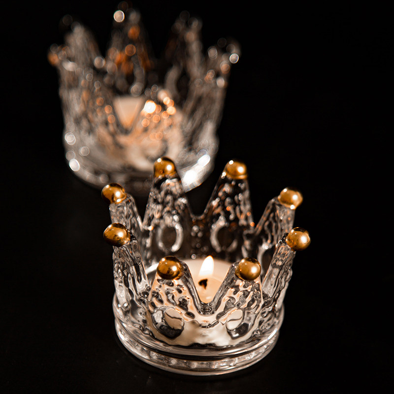 浪漫时光香薰蜡烛台水晶皇冠玻璃首饰架托盘收纳盒烟灰缸装饰摆件,节庆用品/礼品,蜡烛,淘宝优惠券,粉丝福利购,淘宝优惠卷