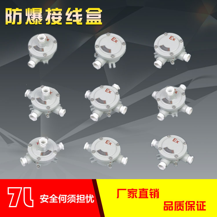 AH防爆接线盒二通防爆穿线盒四通接线盒平三通3/4分线盒4分接线盒