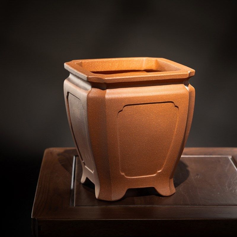 高档精品名家冯长根高四方春兰绿云翠盖大富贵紫砂花盆李记紫砂盆,鲜花速递/花卉仿真/绿植园艺,花盆,淘宝优惠券,粉丝福利购,淘宝优惠卷