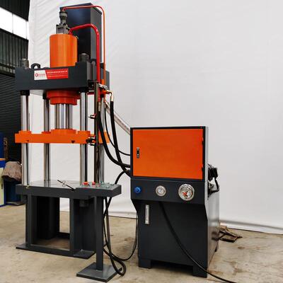 四柱液压机100吨压椰砖100*200*50mm粉末成型拉伸机