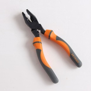 奥新工具多功能强力钢丝钳6寸7寸8寸碳钢电工断线钳省力老虎钳子