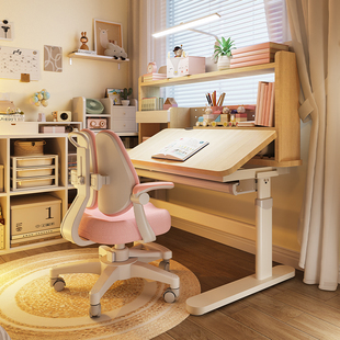 儿童学习桌椅书桌小学生书桌多功能课桌椅写字桌学生家用可升降